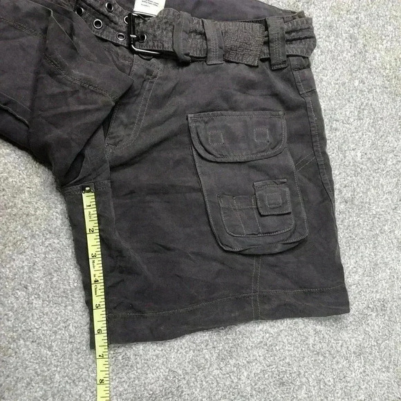 Dylan Cargo Short Chambray Belt Multiple Pockets Lightweight Casual Sz 4 - Picture 4 of 9